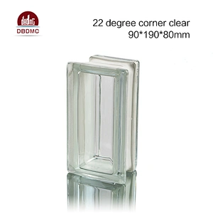glass block Fashion Style Clear and Colored glass block for Interior Decoration