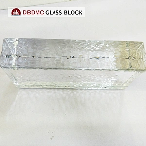 beautiful design Crystal rectangular solid glass brick /solid glass block price /building glass brick