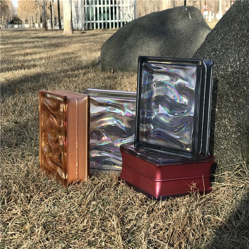 2019 cheap clear frosted solid glass block brick price