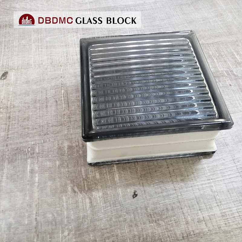 Hollow glass block with lighting effect