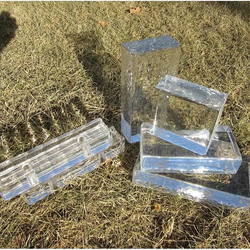 high quality solid glass block /hollow glass brick made in china