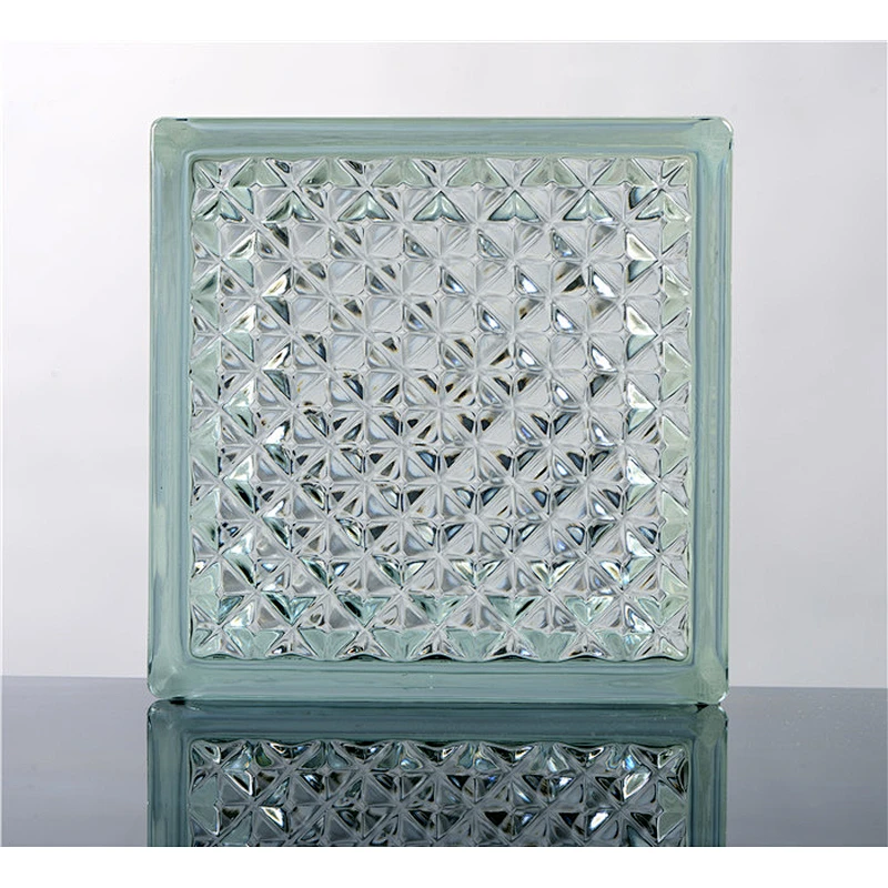 190x190x80mm decoration glass function and clear glass brick