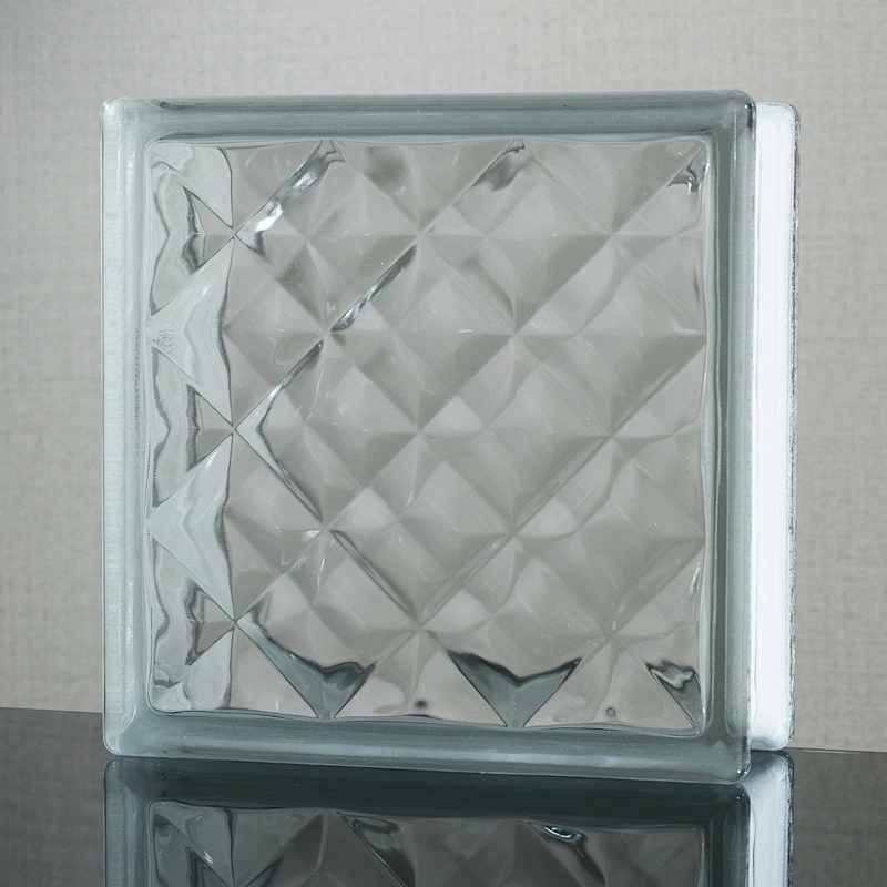 clear glass brick/ decorative glass block for indoor decoration