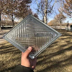 2019 Textured casting art glass brick