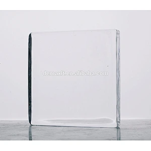 200x100x50mm solid glass block / brick for building decoration