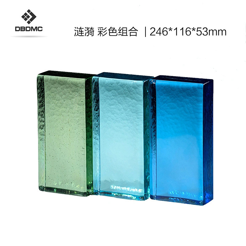 Glass Bricks Factory for Home House Decoration Solid Glass Block