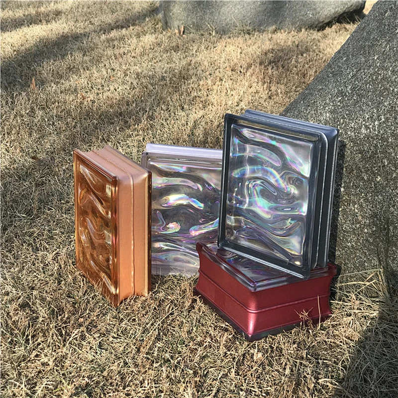 2019 cheap clear frosted solid glass block brick price