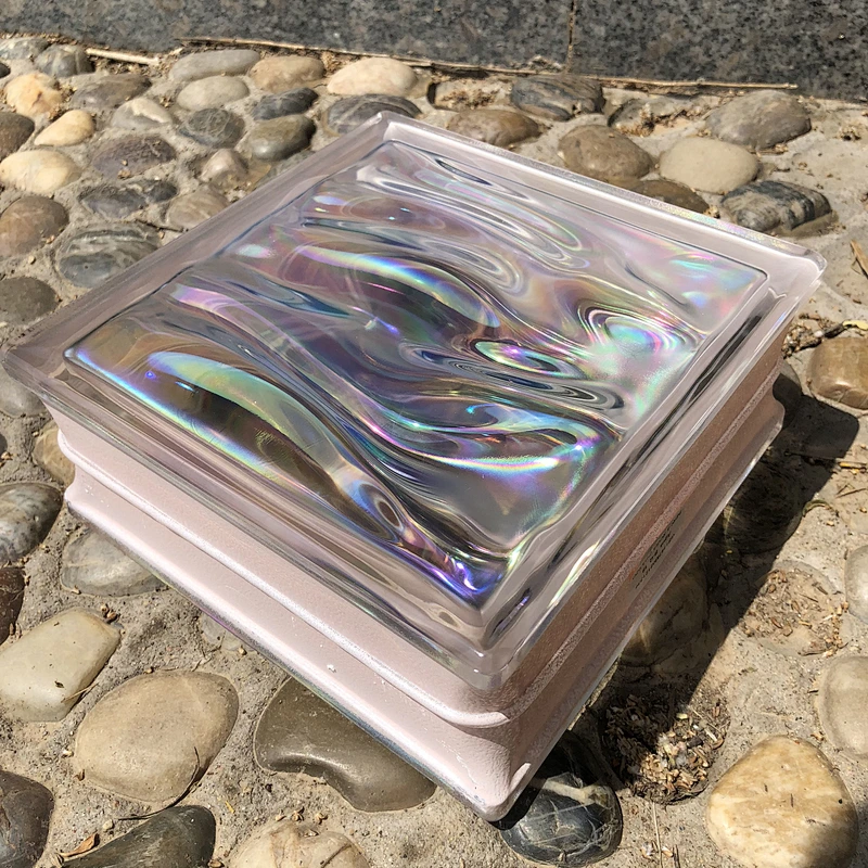 Patented glazed hollow glass block