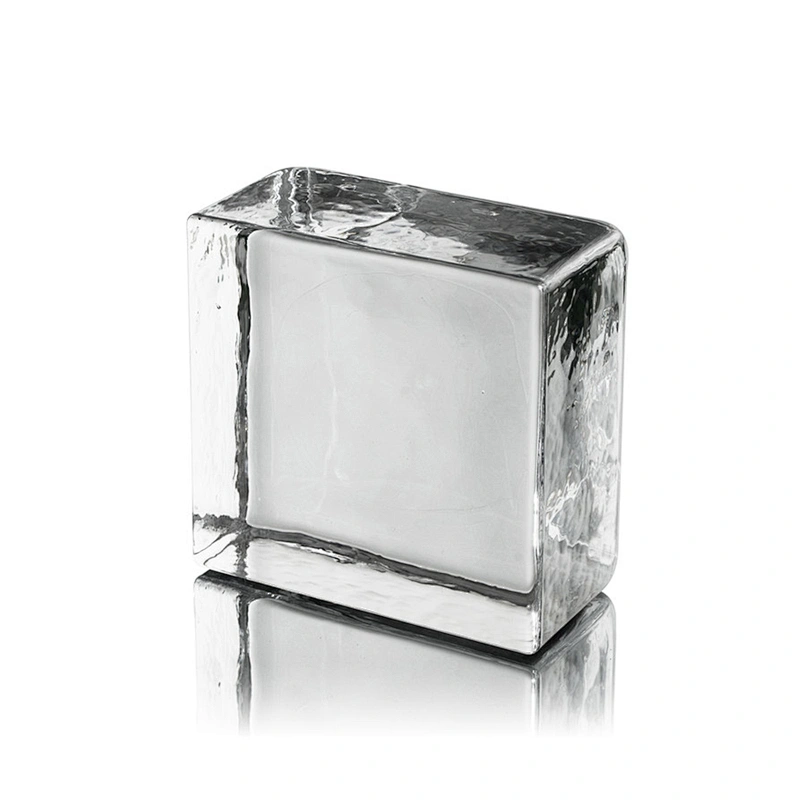 clear and transparent solid glass block/brick for building wall