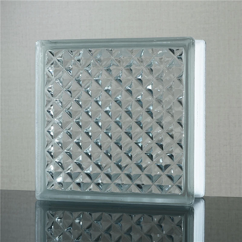 190x190x80mm glass block/brick wall tiles