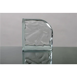 19x19x8vm super white glass block clear glass brick for entryway glass wall or outdoor decoration