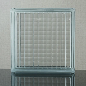 clear glass brick/glass block high quality with iso9001 for safe construction