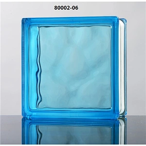 190x190x80mm Clear/Colored Glass Block Glass Brick Manufacturer