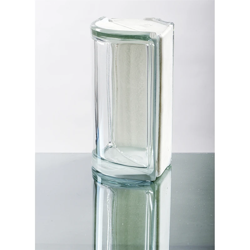 corner glass block and update glass brick for building wall