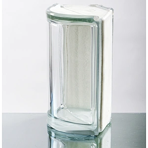 105x190x80mm  corner glass block clear glass brick for building wall and interior decoration