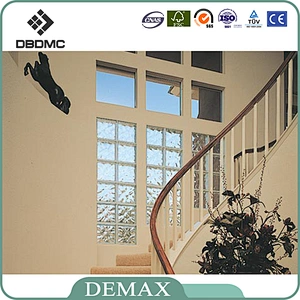 customized hollow glass block clear glass brick price