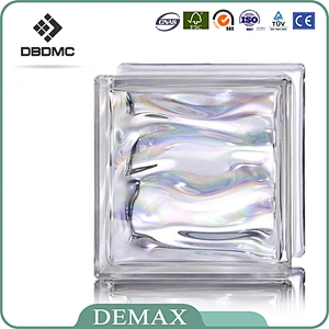 China Shandong Glass Wholesale Green Parallel GlassBrick chinese glass block and brick for buildings