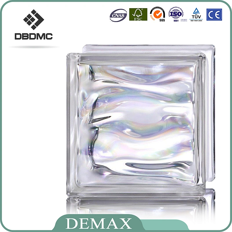 China Shandong Glass Wholesale Green Parallel GlassBrick chinese glass block and brick for buildings