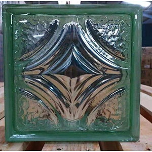 Decoracion interior con ladrillo de cristal/vidrio de color /glass block