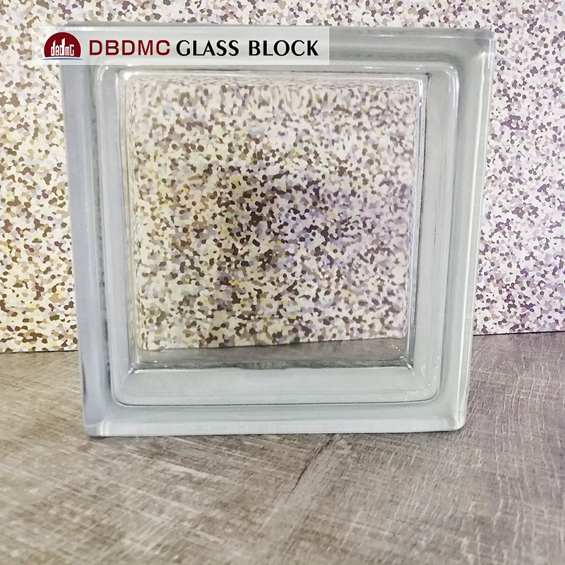 Hollow glass blocks of many colors and types for interior partition