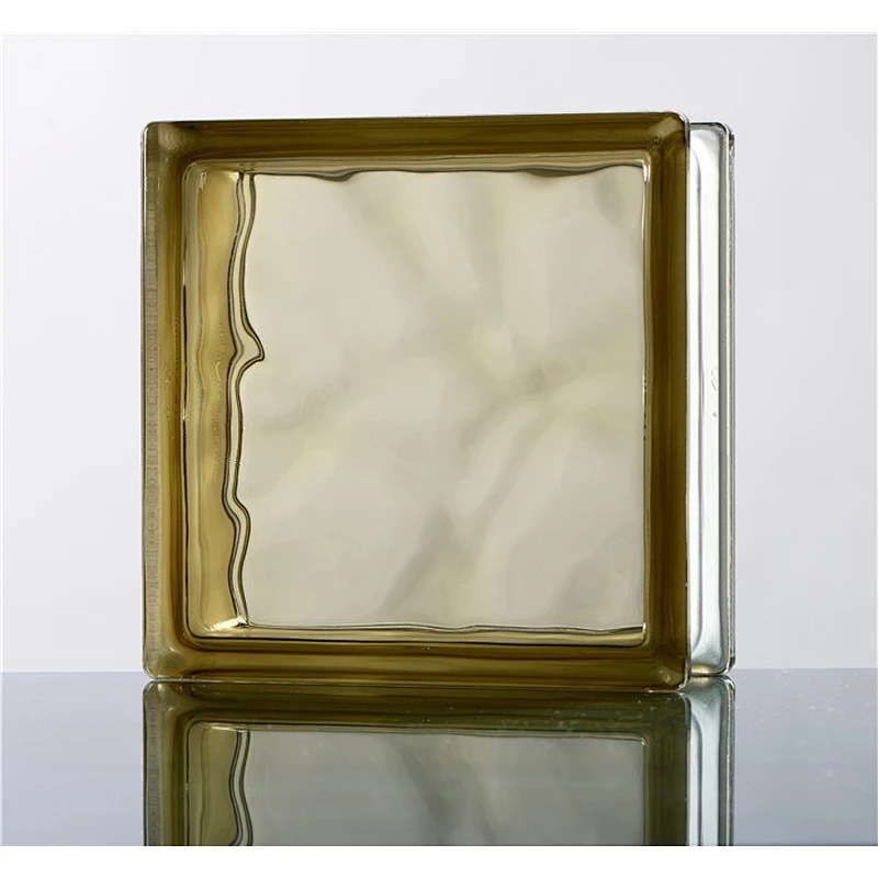 Morden glass brick clear white 190X190X80mm