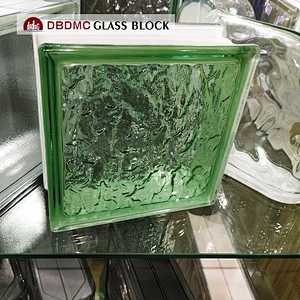 Hollow glass blocks of many colors and types for interior partition