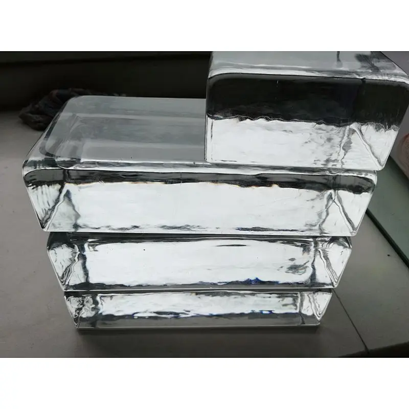 transparent glass block / brick for sun room can be customize