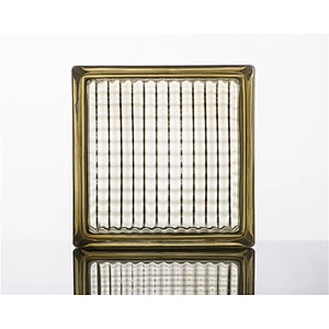 19x19x8cm color glass block / brick with good quality and competitive price