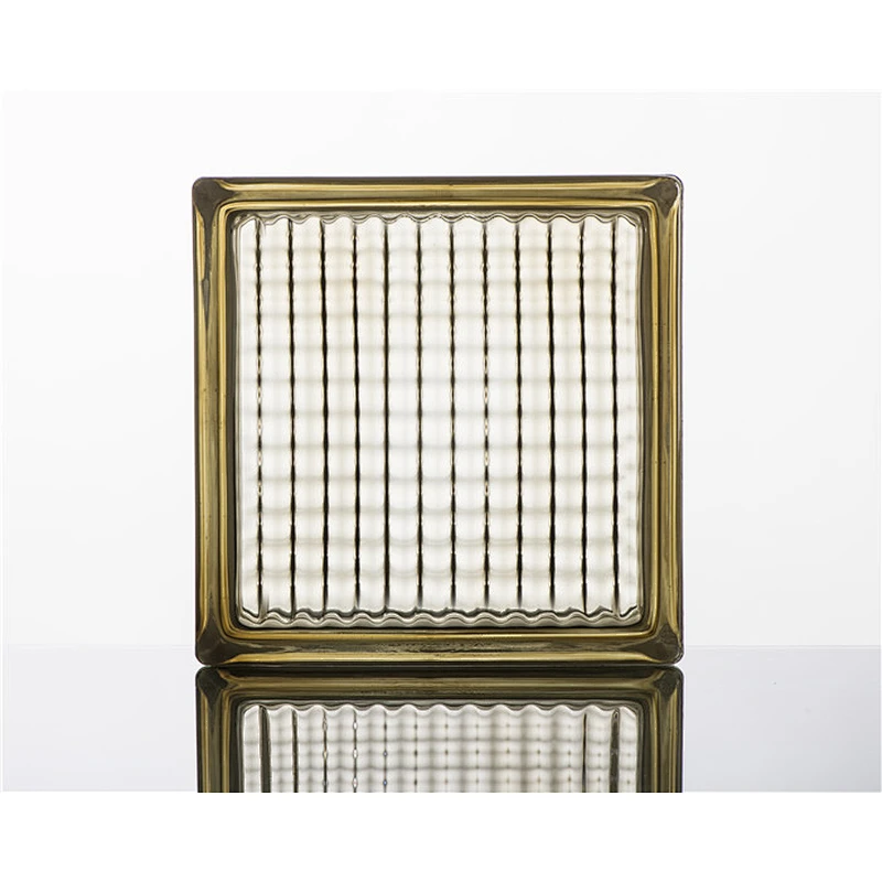 19x19x8cm color glass block / brick with good quality and competitive price