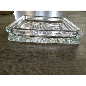 190*190*32mm Glass paver block with high quality glass block for decoration/Pavimento de vidro de vidro de alta qualidade