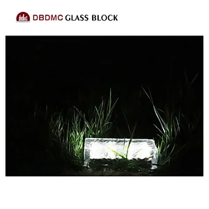 Blue LED glass floor tile