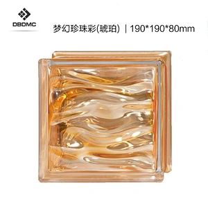 Tinted Coated Glass Block Bricks For Sale