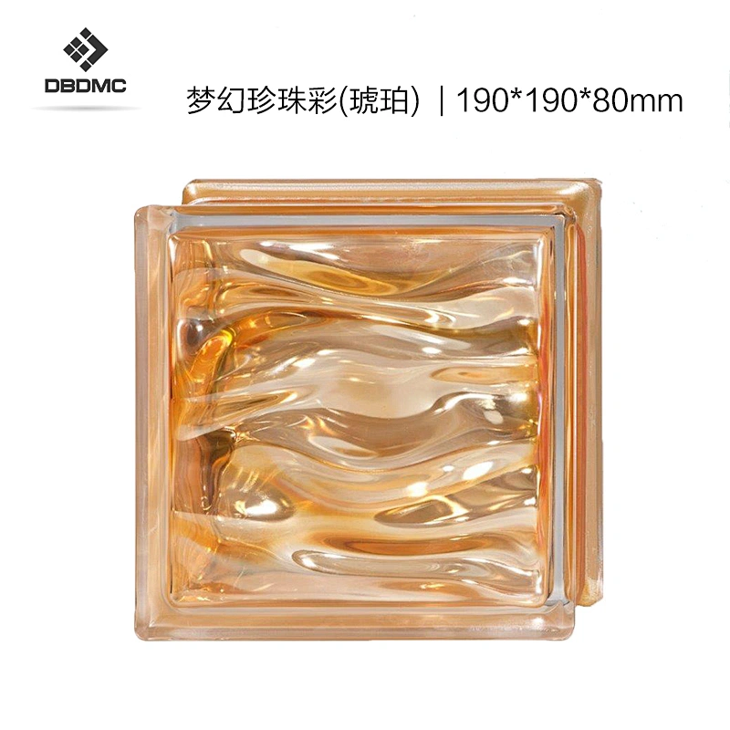 Tinted Coated Glass Block Bricks For Sale