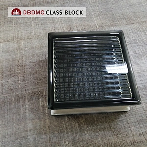 Hollow glass block with lighting effect