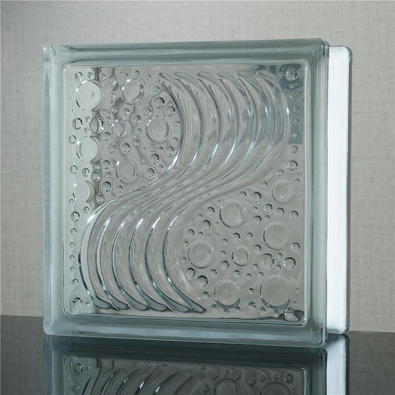 190x190x80mm glass block/brick wall tiles