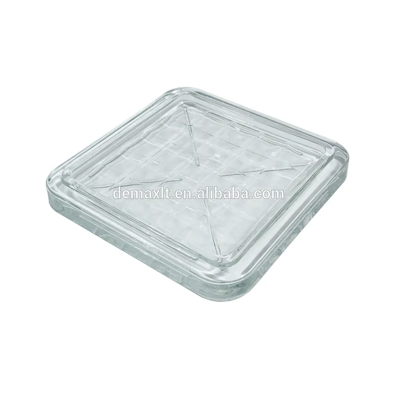300x300x22 mm clear glass paver block/brick for garden decoration
