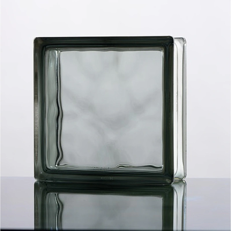 190x190x80mm clear hexagonal glass block corner clear glass brick edge glass block for wall