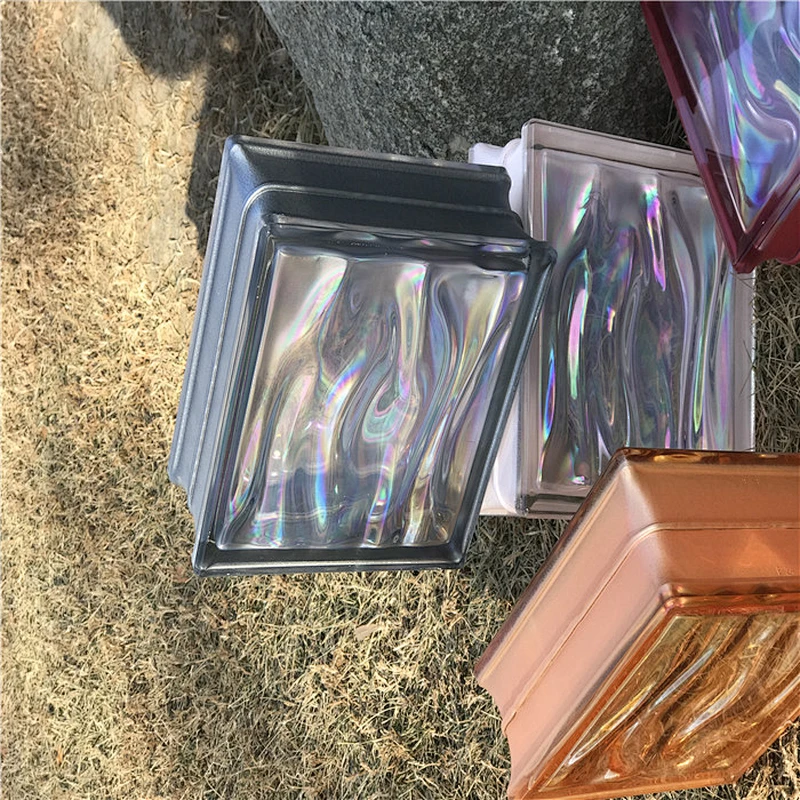 2019 cheap clear frosted solid glass block brick price