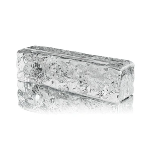 clear and transparent solid glass block/brick for building wall