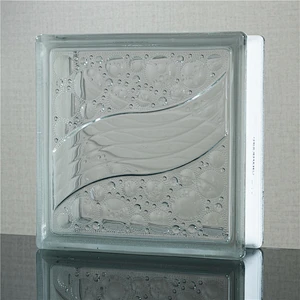 190x190x80mm glass block/brick wall tiles