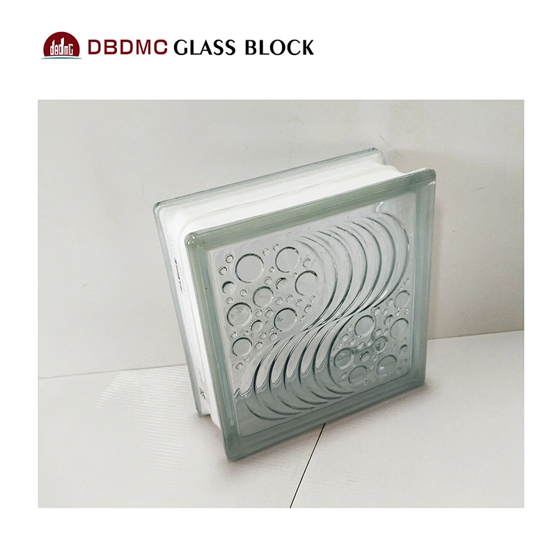 190x190x80mm Building Decorative Craft Clear Transparent Hollow Glass Blocks Brick