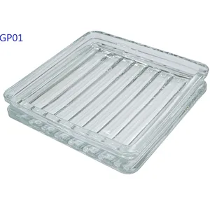 solid glass block / brick with good quality and made in china
