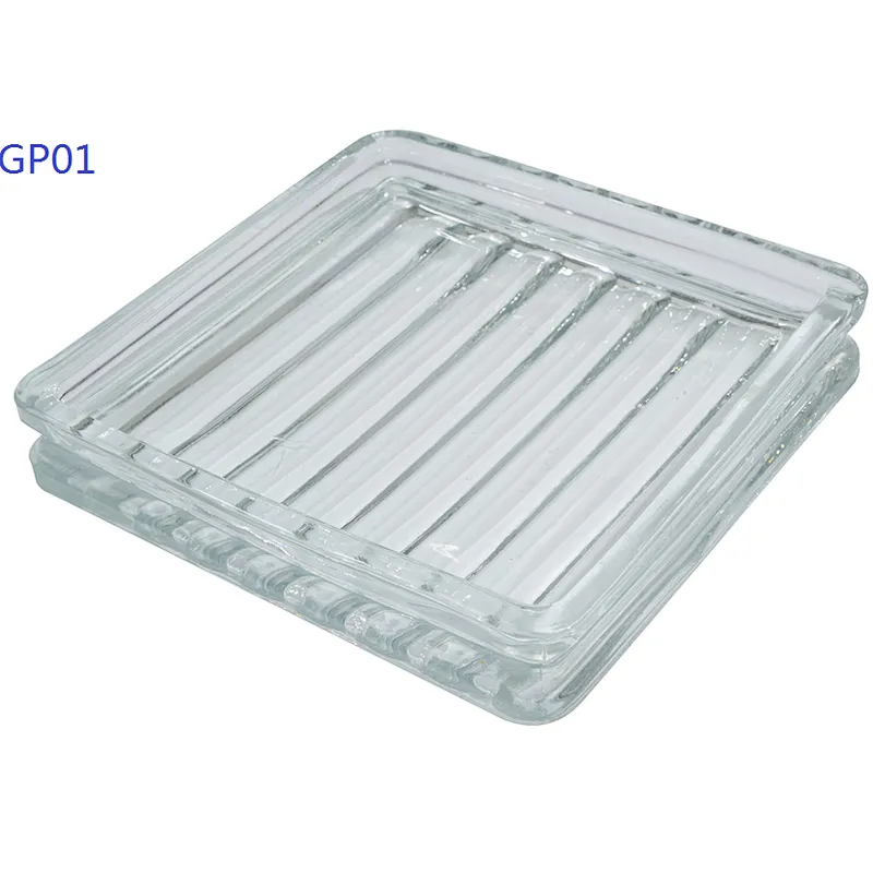 solid glass block / brick with good quality and made in china