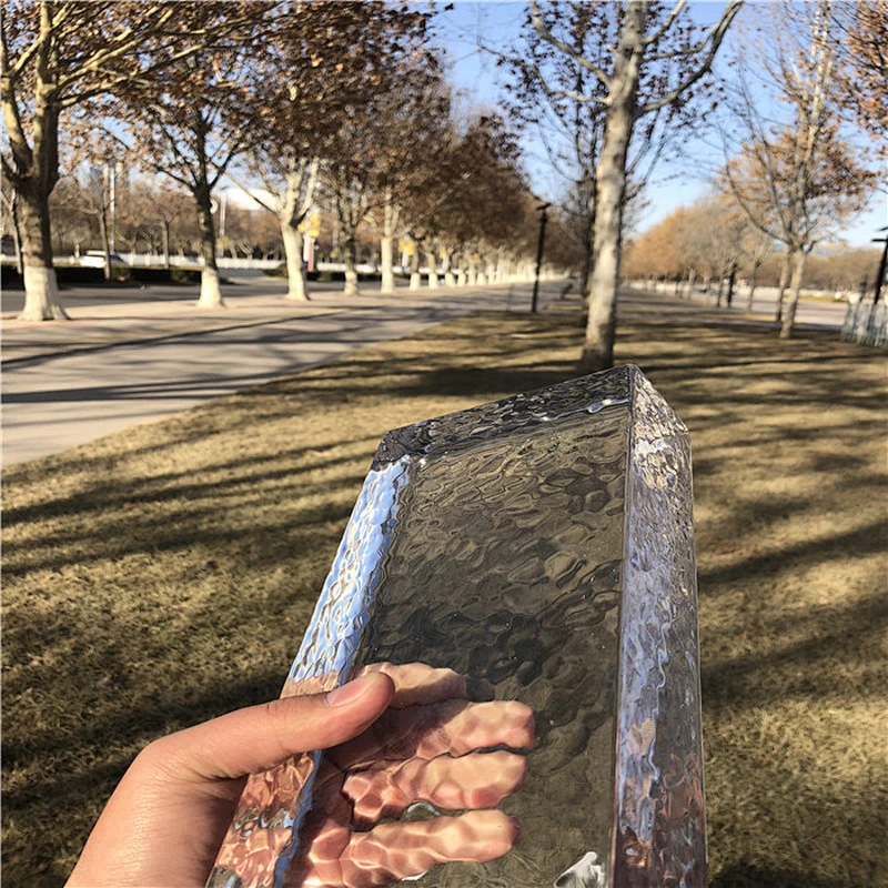 2019 Textured casting art glass brick