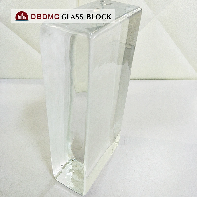 beautiful design Crystal rectangular solid glass brick /solid glass block price /building glass brick