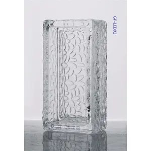 solid glass block / brick with good quality and made in china