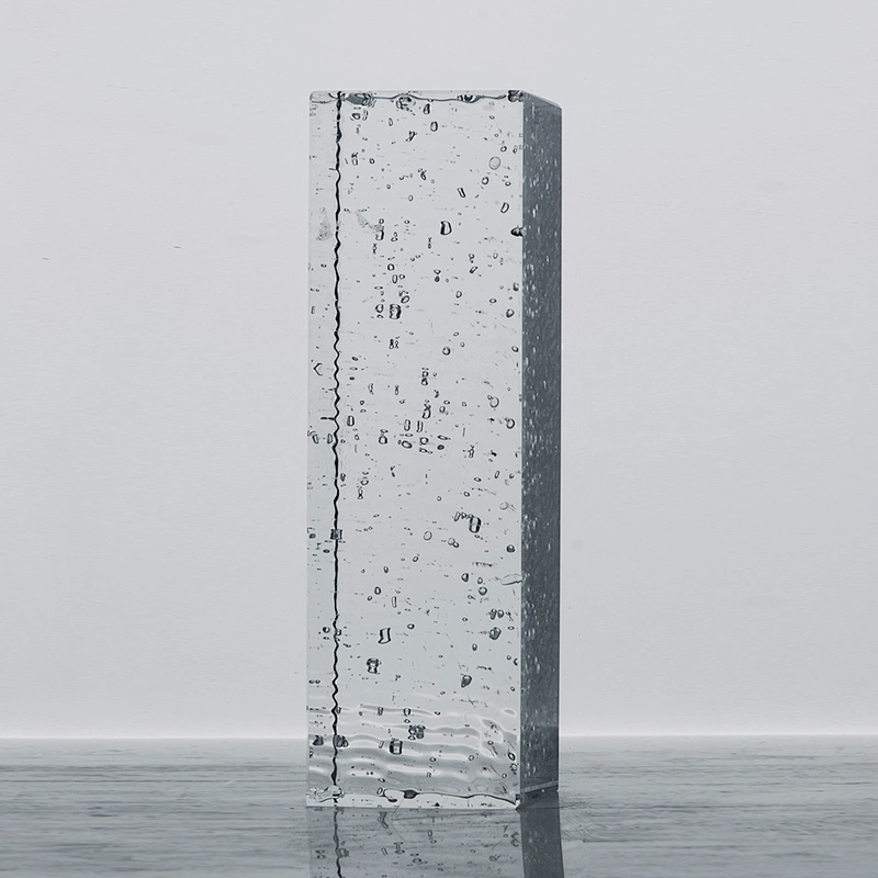 200x100x50MM crystal glass block/brick for decoration wall can be customized