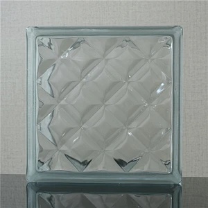190x190x80mm glass block/brick wall tiles