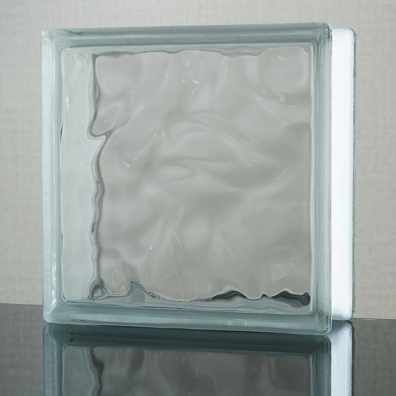 clear glass brick/ decorative glass block for indoor decoration
