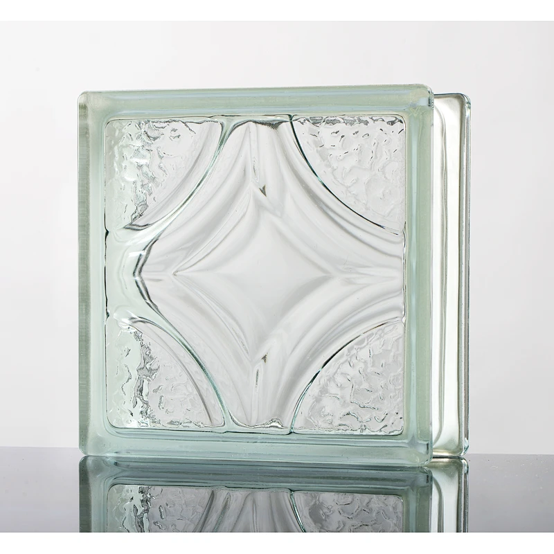 glass block manufacturer clear and colored 190x190x80mm Glass Block/Glass brick For Building and entryway